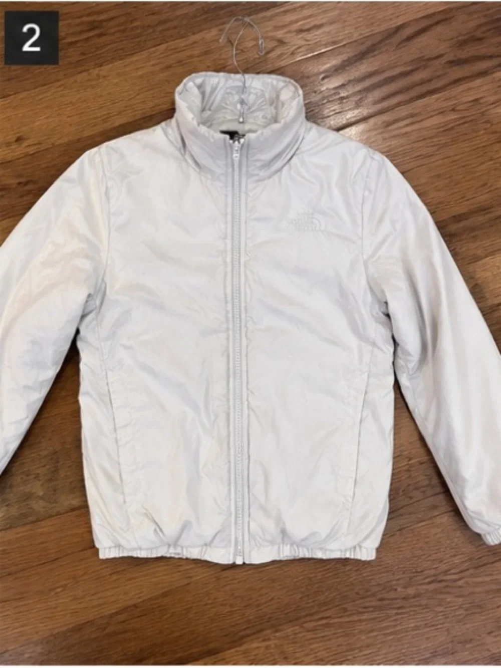 The North Face Kids White Puffer Jacket